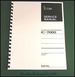 Icom IC-7000 Service Manual